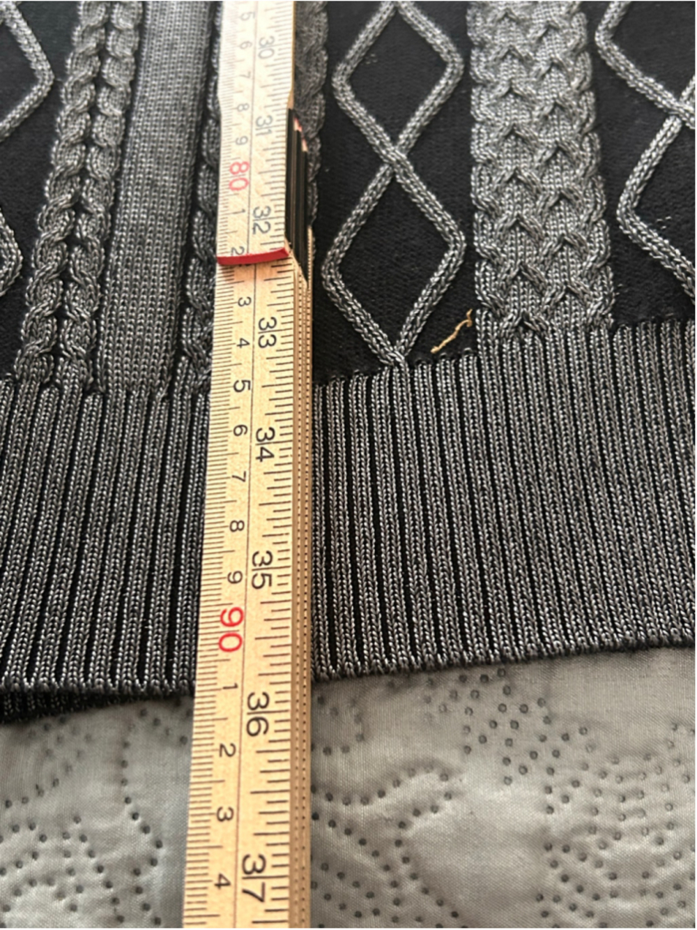 ATM Anthony Thomas Melillo Cable Knit Sweater Dress Tunic M NWT - Picture 13 of 13